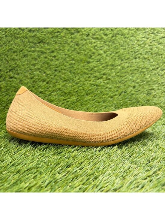 Allbirds Shoes - Allbirds Tree Breezer Womens Size 8 Forage Tan Casual Slip On Ballet Flats Shoes
